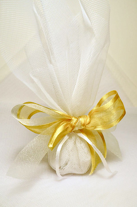 Κλασική μπομπονιέρα τούλι - Photo 5