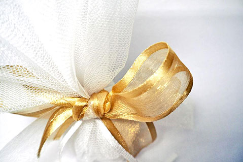 Κλασική μπομπονιέρα τούλι - Photo 6